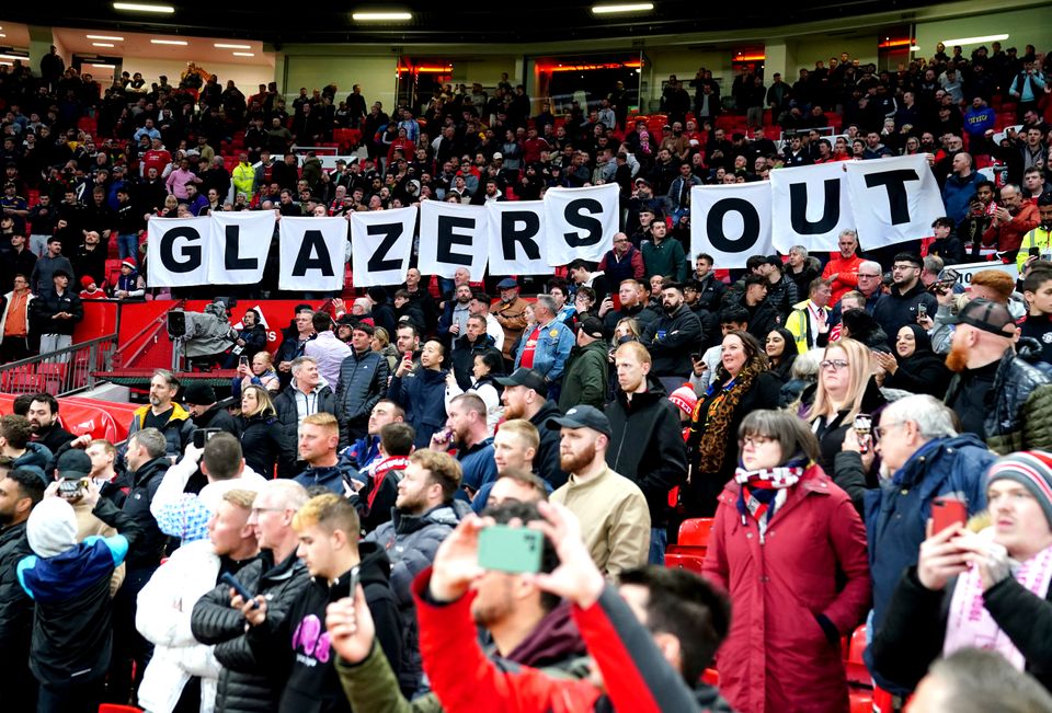 Manchester United fans have repeatedly protested against the Glazer family (Martin Rickett/PA)