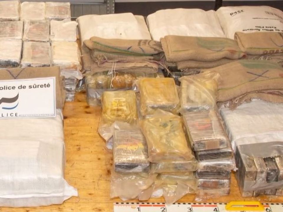 Part of the consignment of cocaine found