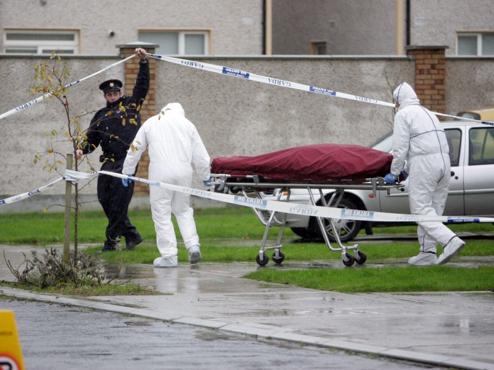 The scene in Kiltearagh, Limerick where Shane Geoghegan was murdered Photo. Brian Arthur/Press 22.