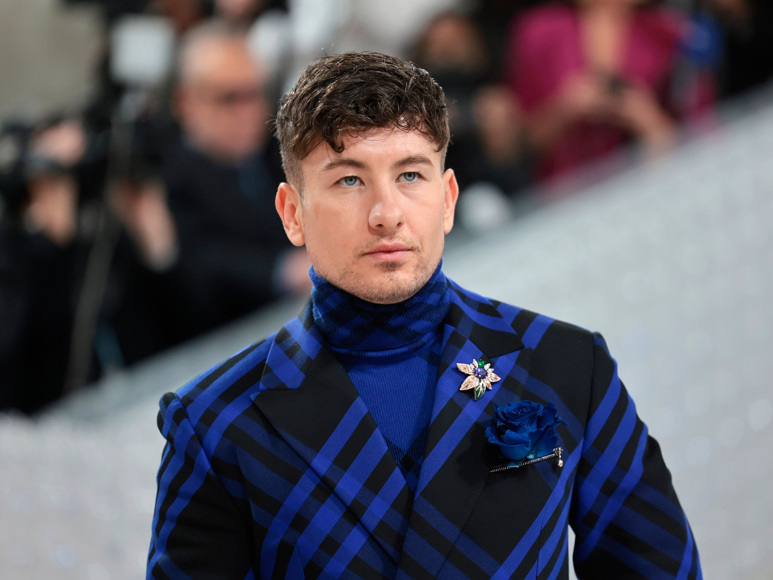 Barry Keoghan poses with rapper Stormzy at his first Met Gala in New