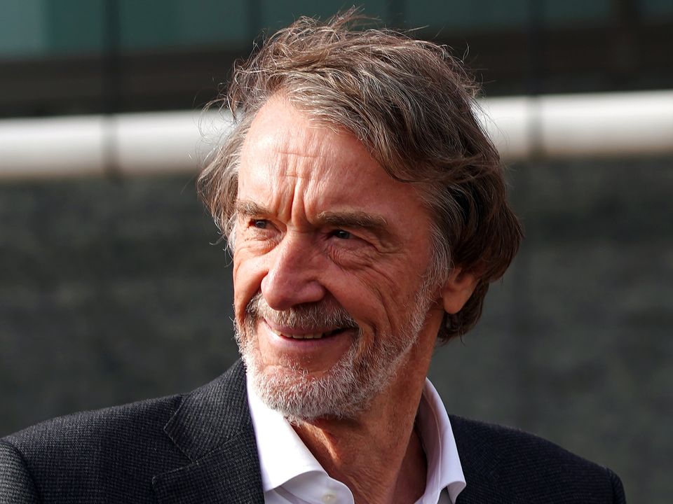 Sir Jim Ratcliffe has made a second bid for Manchester United (Peter Byrne/PA)