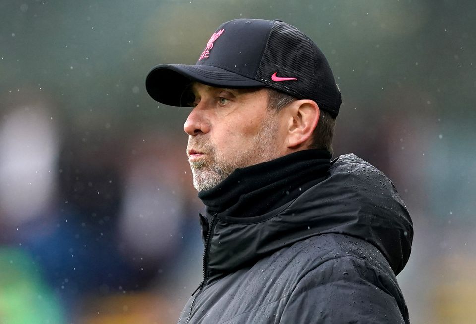 Jurgen Klopp has again voiced his displeasure at the television schedules (Martin Rickett/PA)