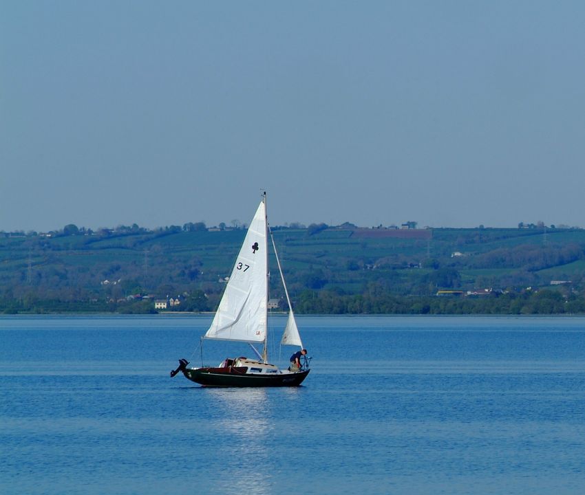 Isabel set sail on the stunning Lough Neagh