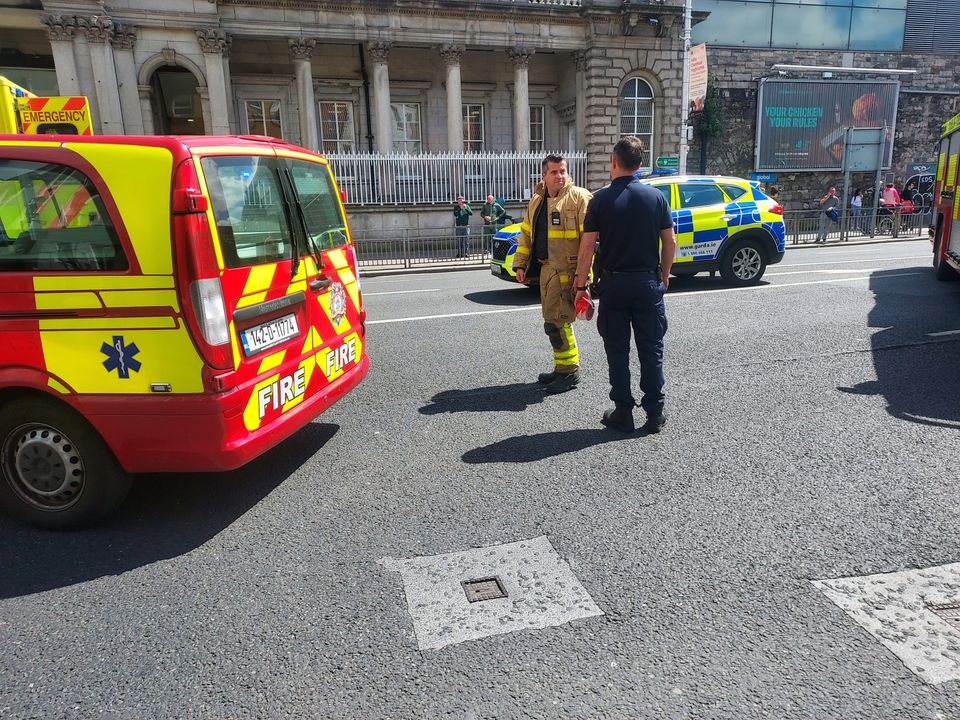 Scene of the accident on