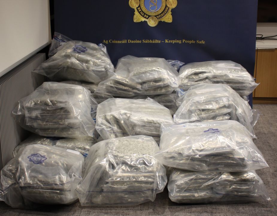 Large cannabis seizure in Knocklyon, Dublin.