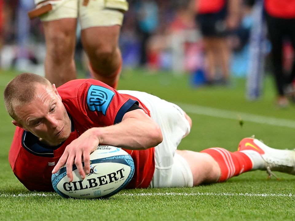 Keith Earls' return is a big boost for Munster and Ireland. Photo: Brendan Moran/Sportsfile