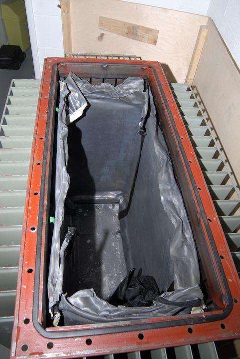 Gun-bag found inside transformer. Photo: NCA
