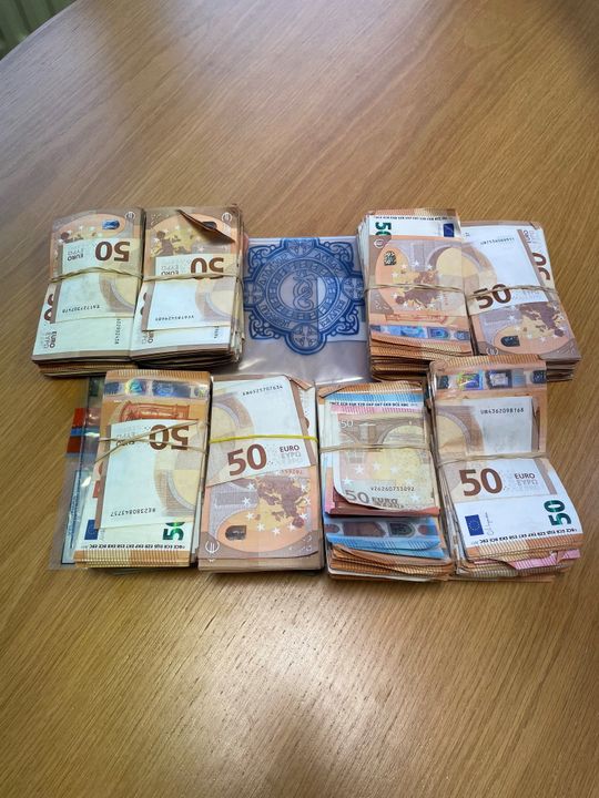 Gardaí discovered a total of €130k