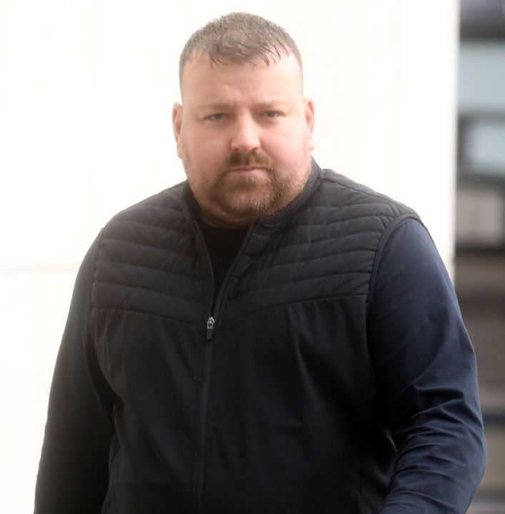 David Wright, 36yrs, of Allenton Way, Tallaght, Dublin, pictured at the Criminal Courts of Justice (CCJ) on Parkgate Street in Dublin for his sentence hearing. Pic: Paddy Cummins/PCPhoto.ie