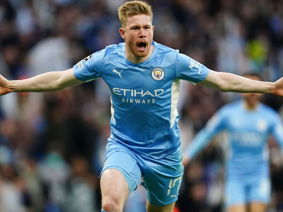 Kevin De Bruyne is celebrating his fourth and most satisfying Premier League win (Mike Egerton/PA)