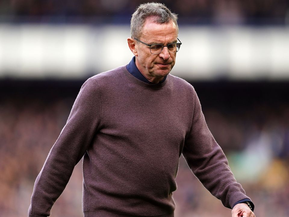 Ralf Rangnick’s side lost at Arsenal (Martin Rickett/PA)