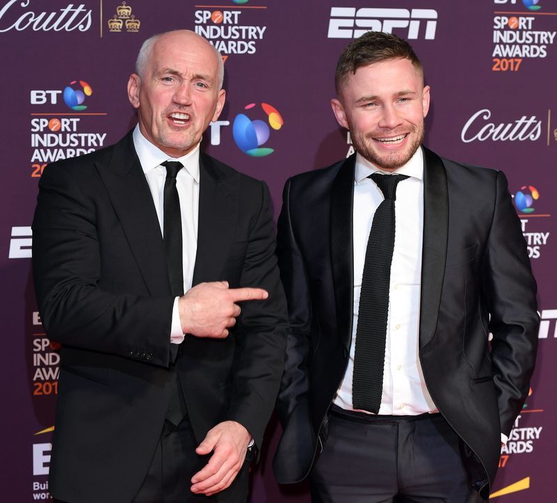 Frampton con Barry McGuigan