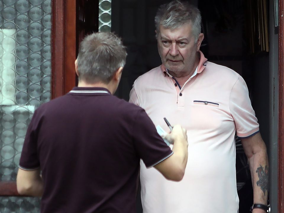 Robert Hamilton (71) left a woman shaking with fear after grabbing her breast and making salacious comments as she was shopping has avoided prison this week. 
Pensioner Hamilton (71) put his hands under his victims upper clothing, grabbed her breasts, stating “You’ve quare tits for your age.”
Hamilton speaks to reporter Steven Moore 