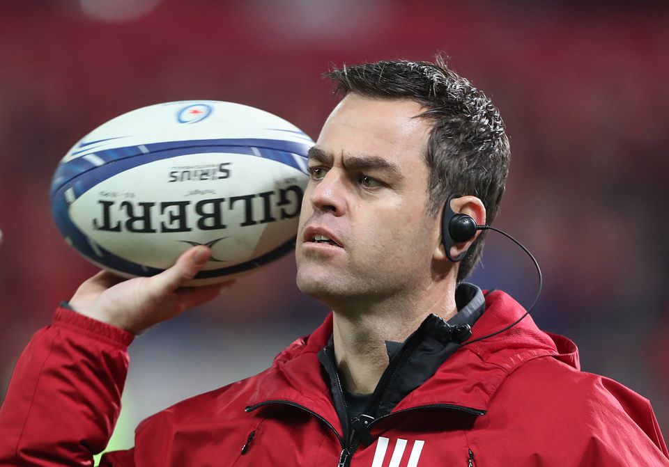 Johann Van Graan, pictured, will be succeeded by Graham Rowntree as Munster head coach (Niall Carson/PA)