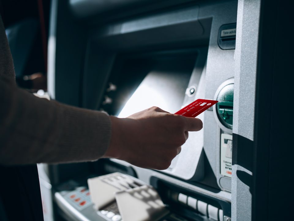 ATM machine. Stock image