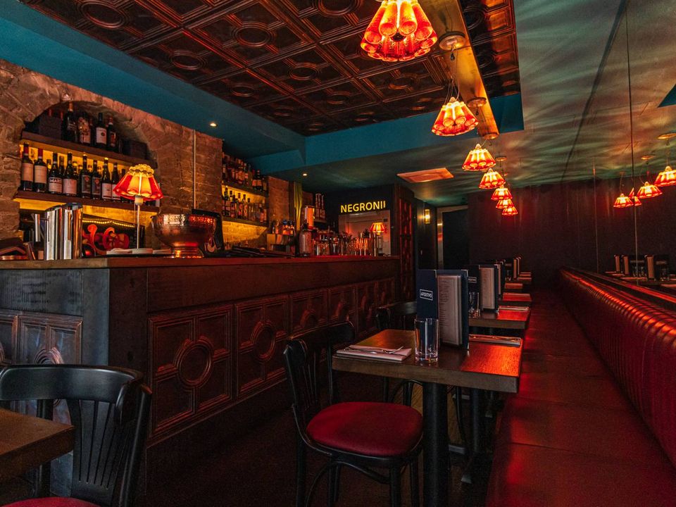 The glamorous interior