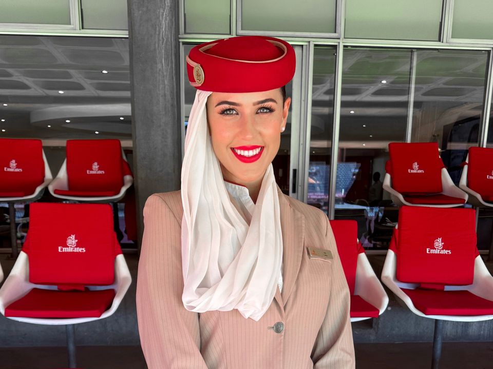 Emirates Cabin Crewmember Éabha Sloyan from Kilkenny