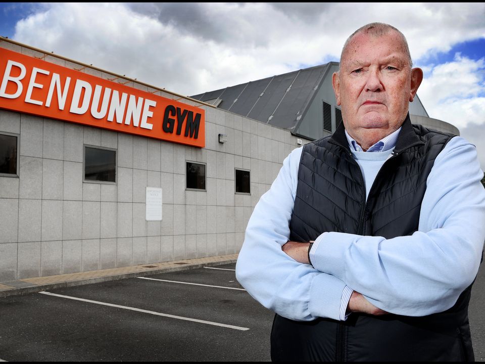 Ben Dunne outside the Ben Dunne Gym in Blanchardstown, Dublin. Photo: Steve Humphreys