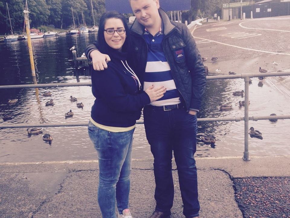 Lorna White and Jason Hamill