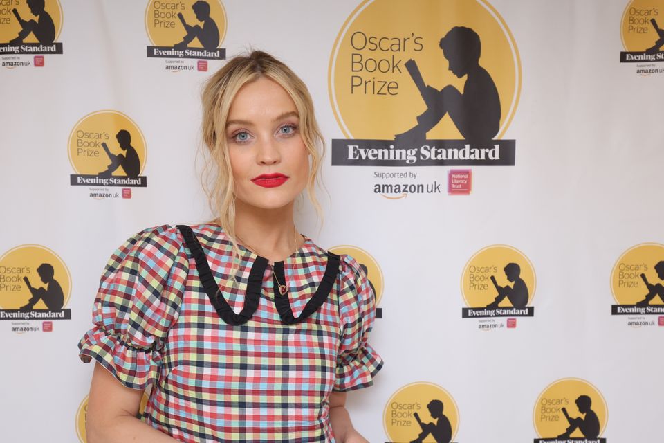 Laura Whitmore attends the annual Oscar's Book Prize for the best under-fives book of the year at The Ivy in London. Picture date: Tuesday May 17, 2022.