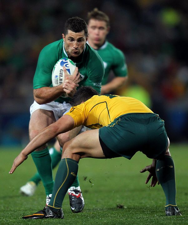 Rob playing for Ireland