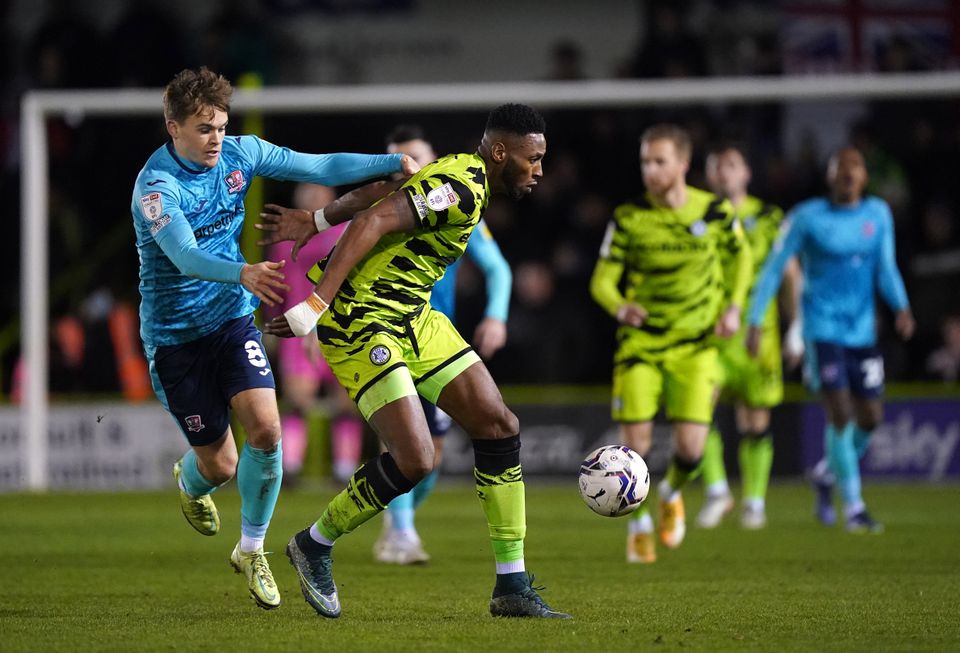 Forest Green and Exeter will battle for the title over the final two games (Mike Egerton/PA)