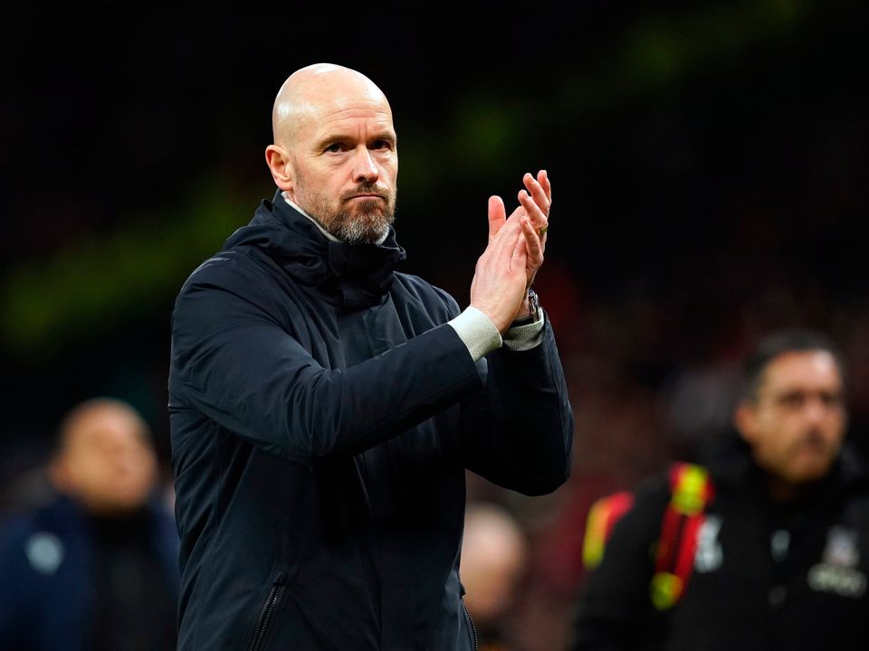 Manchester United manager Erik ten Hag following the Premier League match at Old Trafford, Manchester. Picture date: Saturday February 4, 2023. PA Photo. See PA story SOCCER Man Utd. Photo credit should read: Martin Rickett/PA Wire.

RESTRICTIONS: EDITORIAL USE ONLY No use with unauthorised audio, video, data, fixture lists, club/league logos or "live" services. Online in-match use limited to 120 images, no video emulation. No use in betting, games or single club/league/player publications.