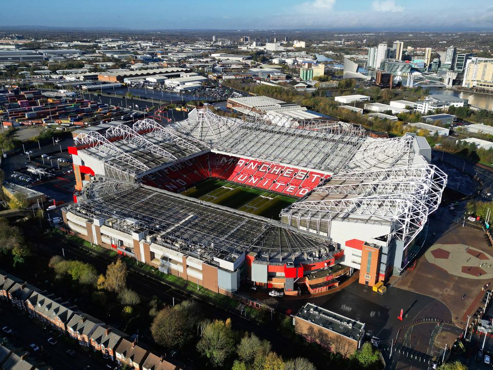 Manchester United's Old Trafford stadium. Photo: PA/Reuters