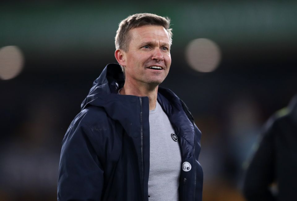 Leeds have eased their relegation worries by taking taking 10 points from their last four games under new manager Jesse Marsch (Isaac Parkin/PA)