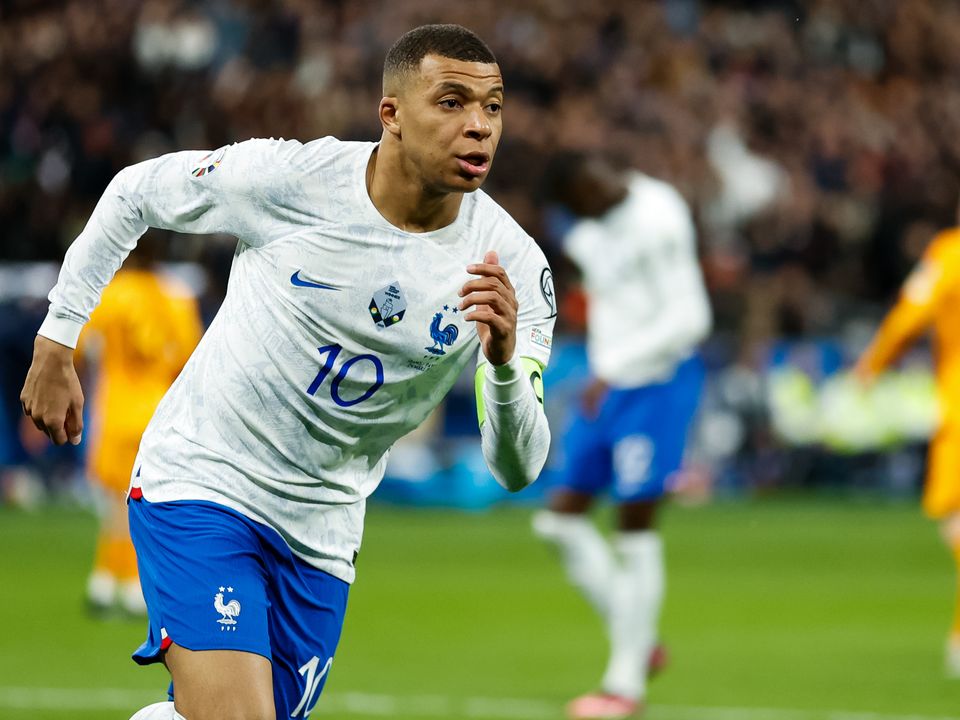Kylian Mbappe will be a huge threat for France against Ireland at the the Aviva. Photo: Getty