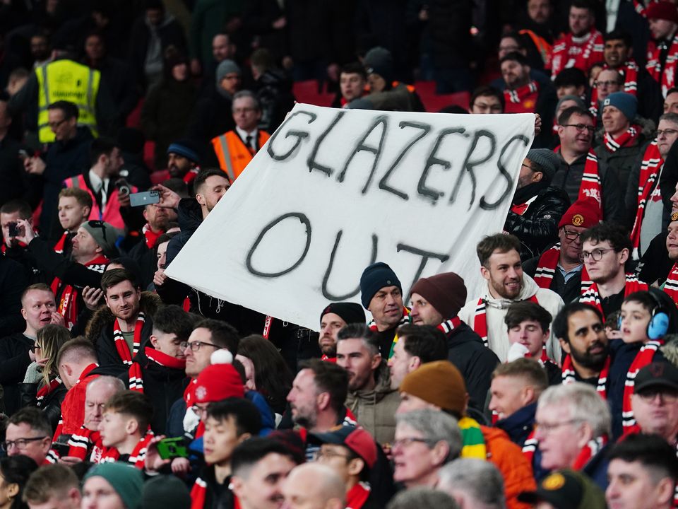 The Glazer family’s ownership of Manchester United has been widely unpopular (David Davies/PA)