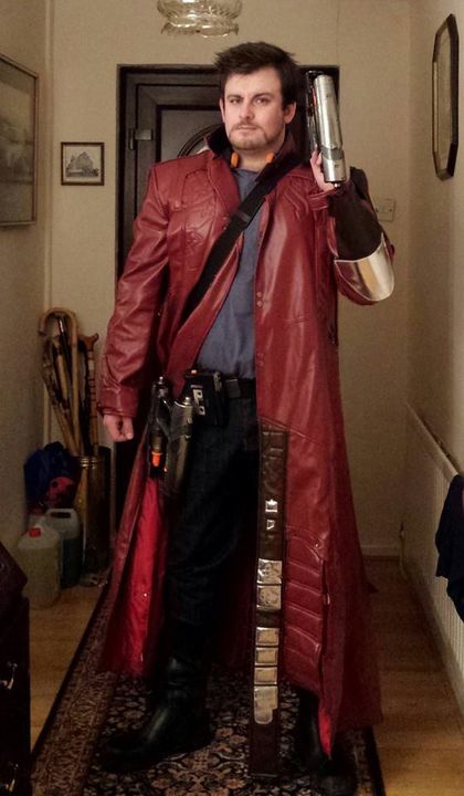 Stephen McCullagh in one of his sci-fi costumes
