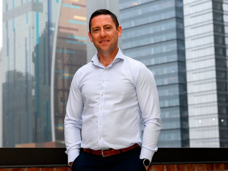 Mickey Coleman at Shoreline Builders office in New York (Pic: Stephen McCarthy/Sportsfile)