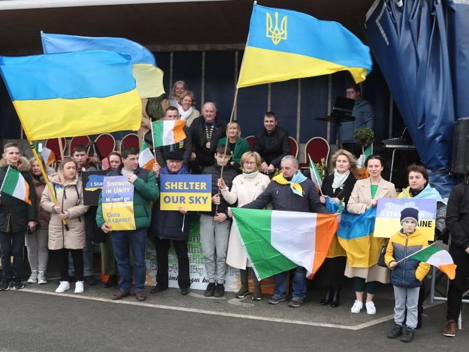 Some 80,000 Ukranians have arrived in Ireland.