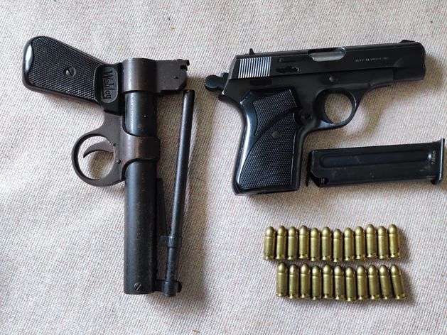 Two men arrested after firearms and drugs seized in south Dublin