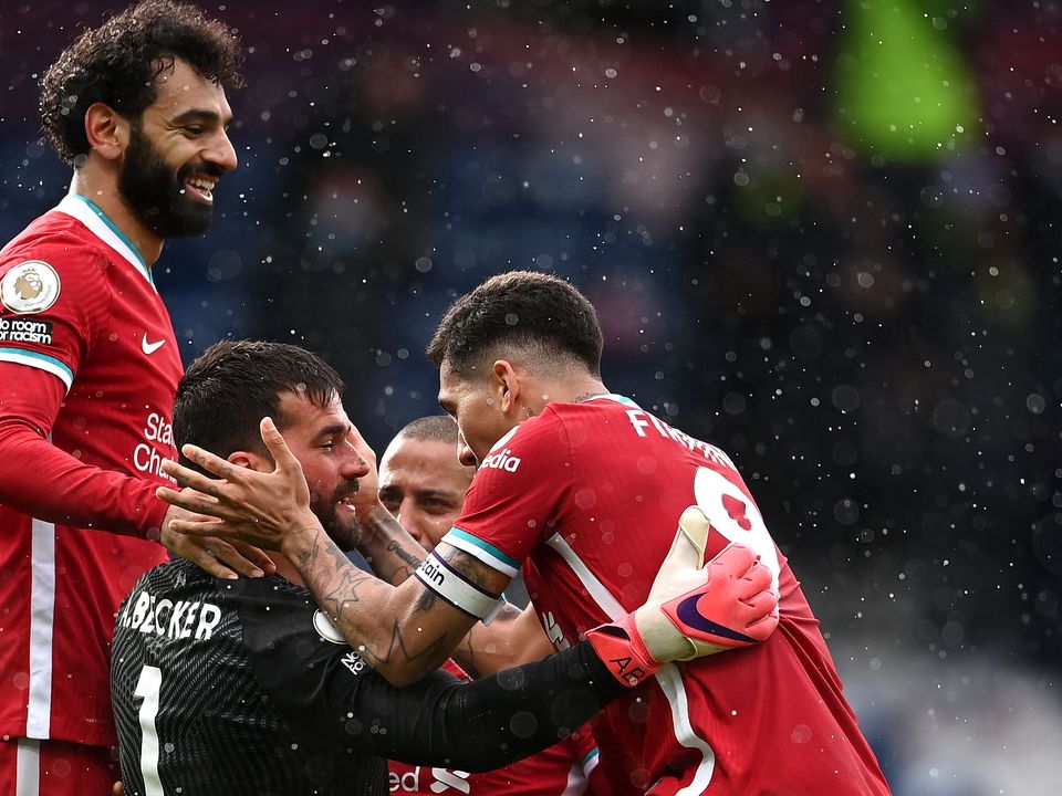 Liverpool FC - Roberto Firmino, Alisson Becker, Sadio Mané e