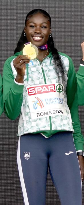 Rhasidat Adeleke won three medals