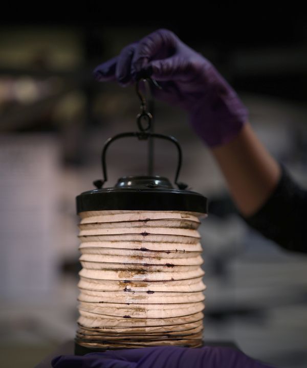 The Turkish lantern used in Scutari during the Crimean War thought to have been carried by Florence Nightingale on her nightly rounds of the wards (Yui Mok/PA)