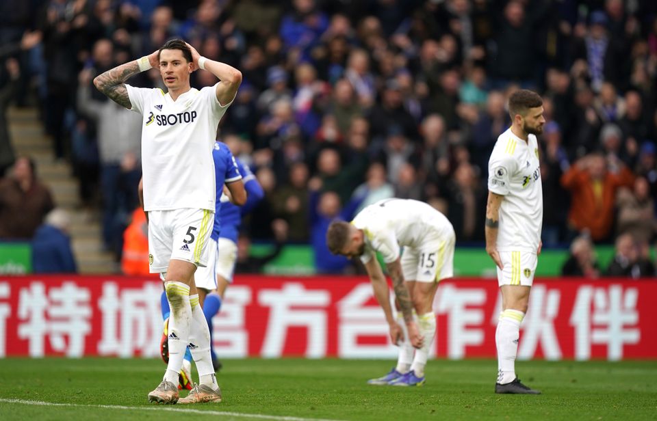 Leeds are in danger after losing their last six matches (Mike Egerton/PA)