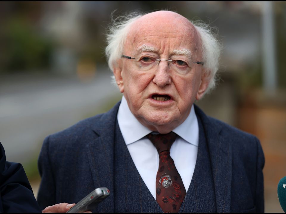 President  Michael D Higgins. Photo: Steve Humphreys