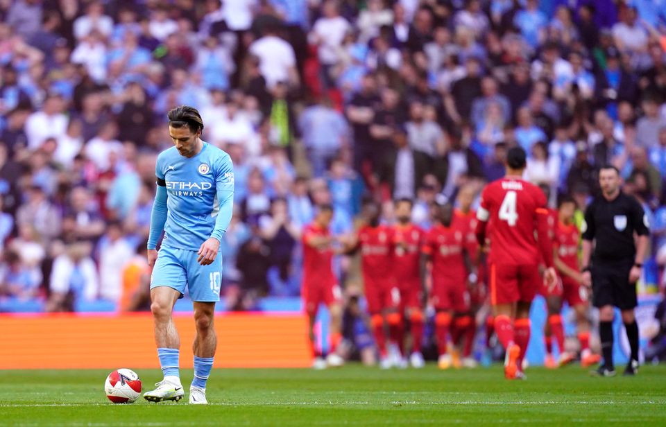 The schedule caught up with City against Liverpool at Wembley (Adam Davy/PA)