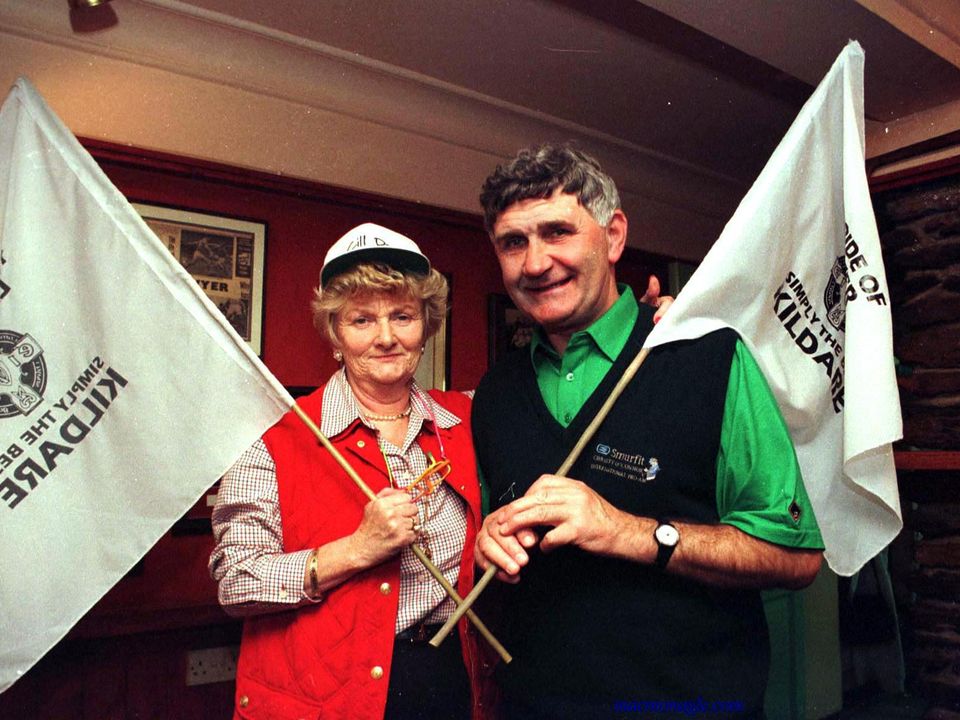 Mick O’Dwyer in 1996 with his late wife Mary Carmel, who passed away in 2012