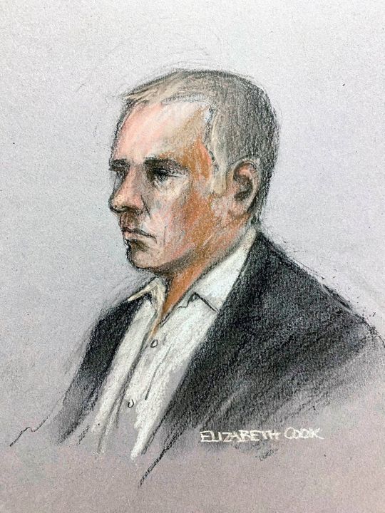Dowdall courtroom sketch
