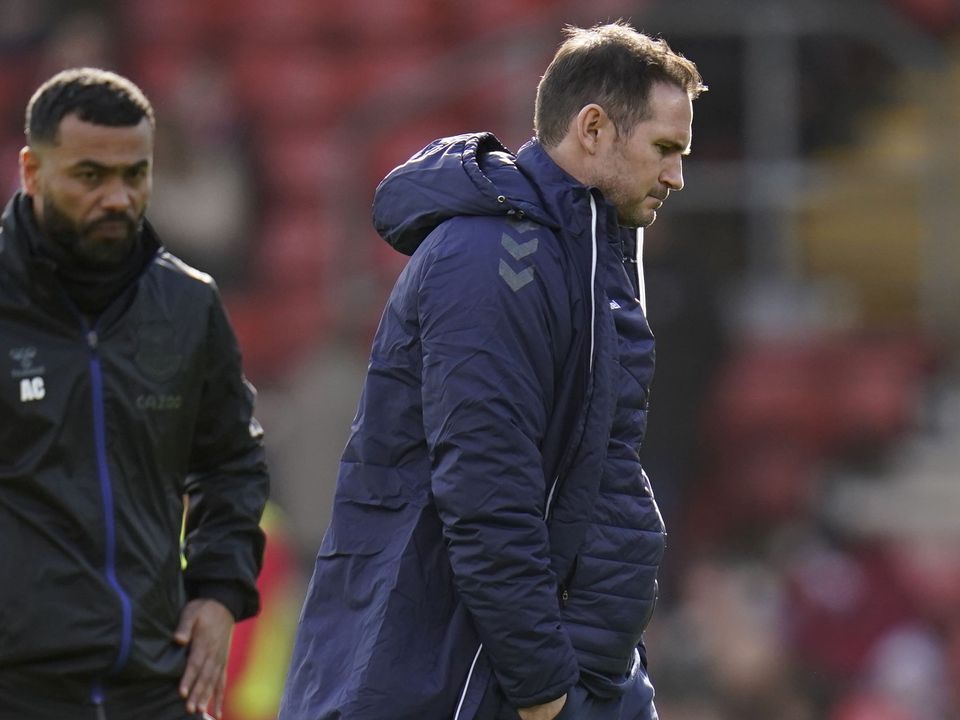 Everton manager Frank Lampard expects a hostile Tottenham welcome for him and assistant coach Ashley Cole (Amanda Matthews/PA)
