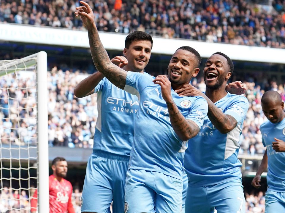 Gabriel Jesus stole the show (Martin Rickett/PA)