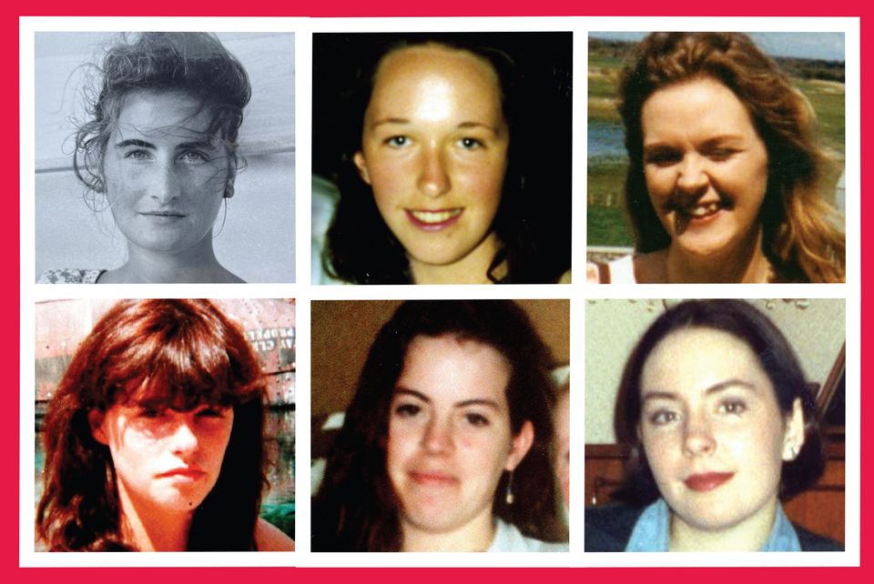 Clockwise from top left, Annie McCarrick, Josephine Dullard, Fiona Pender, Deirdre Jacob, Fiona Sinnott and Ciara Breen