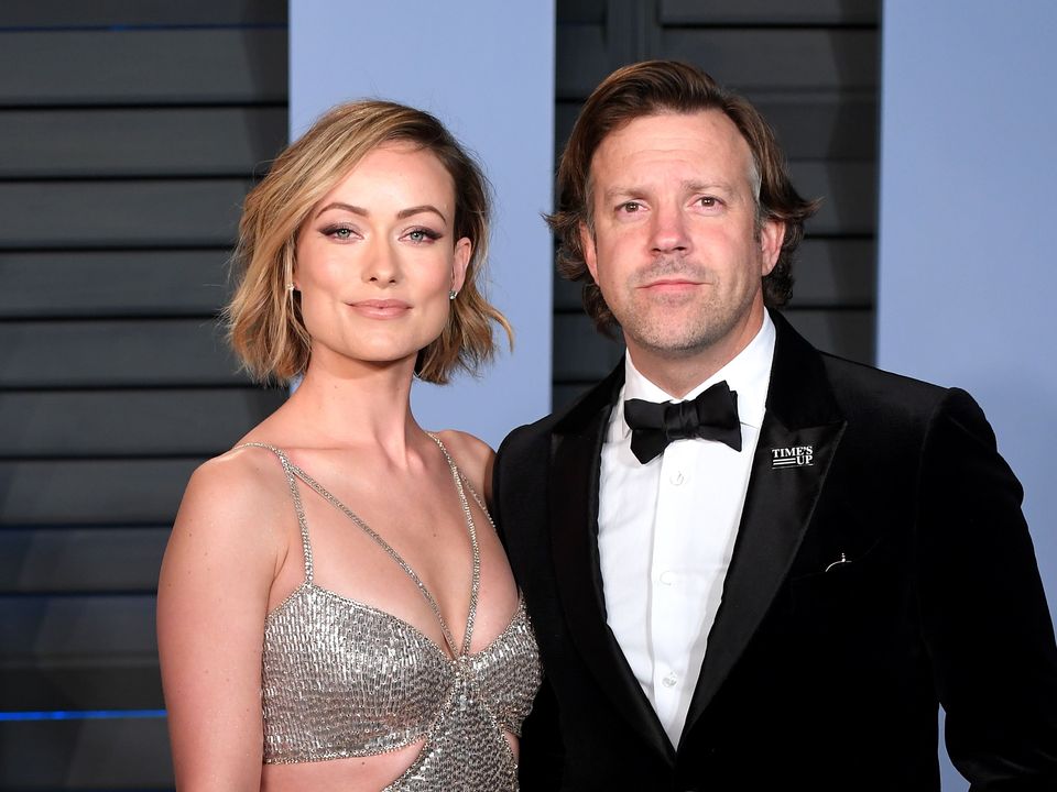 Olivia Wilde has reportedly been served with legal papers on behalf of her ex-fiance Jason Sudeikis while appearing on stage to promote her new film (PA)