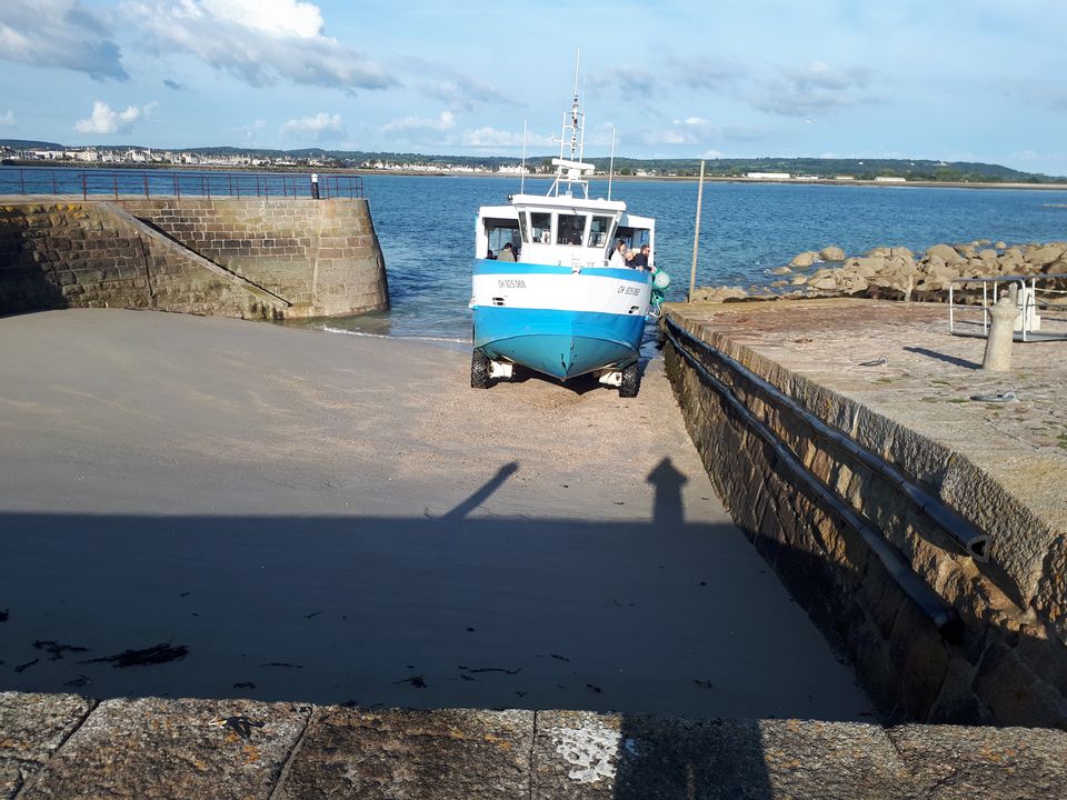 The amphibious ferry to Tatihou island
