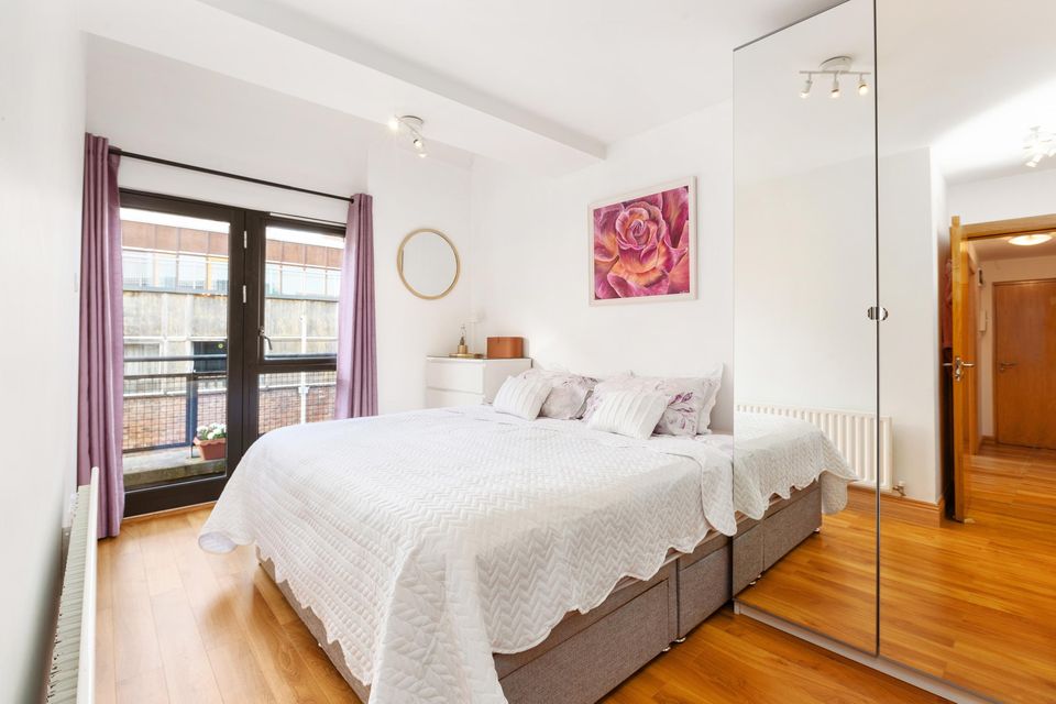 One of the three bedrooms