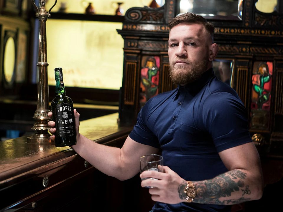 UFC fighter Conor McGregor and his whiskey, Proper No. Twelve